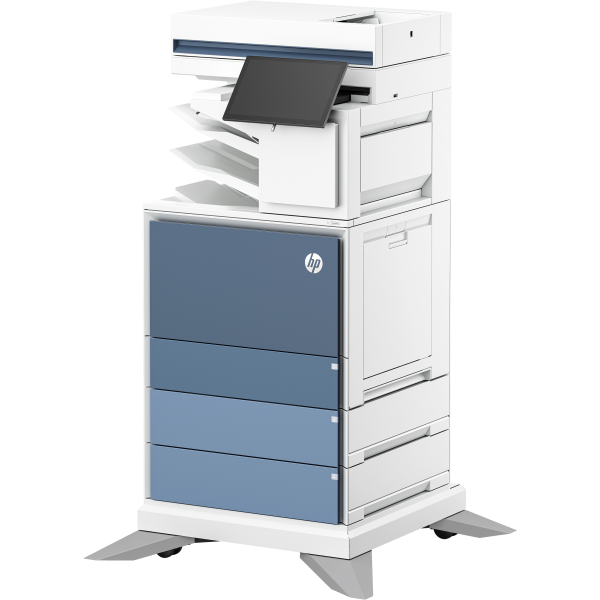 HP LaserJet Stampante multifunzione Enterprise Color Flow 6800zfsw, Stampa, copia, scansione, fax, Flow; touchscreen; Cucitura; Cartuccia TerraJet (HP COLOUR LASER ENT 6800ZFSW MFP)Hp01960685878336QN37A#B19