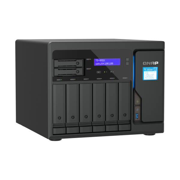 TS-855X-8G 6X3.5/2.5IN SATA 6GB HDD/SSD BAY + 2X2.5IN SATA 6GB/S