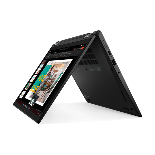 Lenovo ThinkPad L13 Yoga Ibrido [2 in 1] 33,8 cm [13.3] Touch screen WUXGA Intel Core i7 i7-1355U 16 GB LPDDR5-SDRAM 1 TB SSD Wi-Fi 6 [802.11ax] Windows 11 Pro Nero (TP L13 YOGA G4 I7-1355U 16GB - 1TB SSD 13.3 WUXGA W11P 4G) - Versione Tedesca