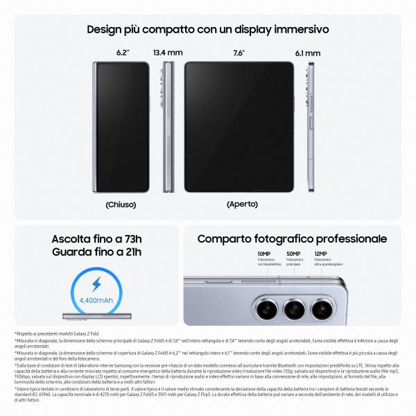 Samsung Galaxy Z Fold5 RAM 12GB Display 6,2/7,6 Dynamic AMOLED 2X Cream 512GB (GALAXY Z FOLD 5 7.6IN 12GB - 512GB CREAM)