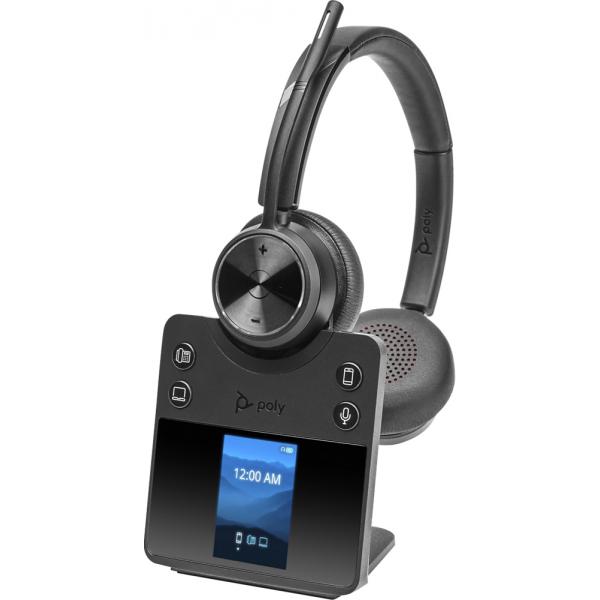 POLY Savi 7400 Office Auricolare Wireless A Padiglione Ufficio Nero (SAVI 7410 OFFICE S7410 -M CD - MONO MSFT DECT EMEA)