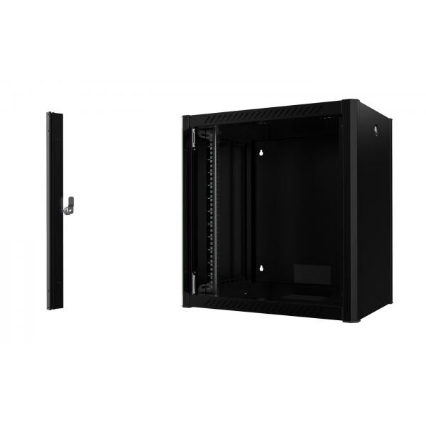 LOGON RWP12U45BL rack 12U Da parete Nero (19'' 12U Rack Wall Mount Pro - 600 x 450 x 645mm - Black - Warranty: 60M)