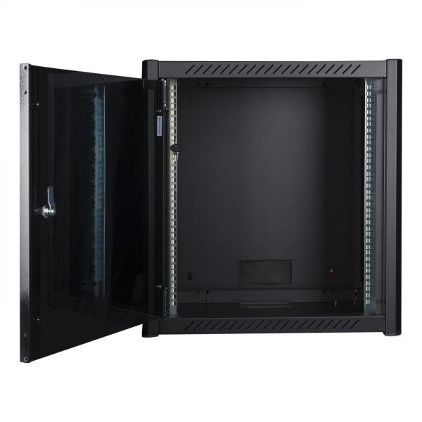 LOGON RWP12U45BL rack 12U Da parete Nero (19'' 12U Rack Wall Mount Pro - 600 x 450 x 645mm - Black - Warranty: 60M)