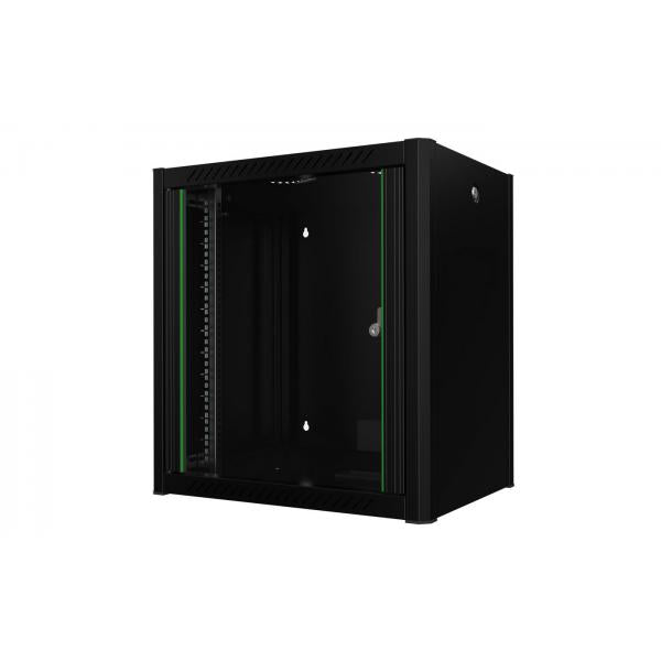 LOGON RWP12U45BL rack 12U Da parete Nero (19'' 12U Rack Wall Mount Pro - 600 x 450 x 645mm - Black - Warranty: 60M)