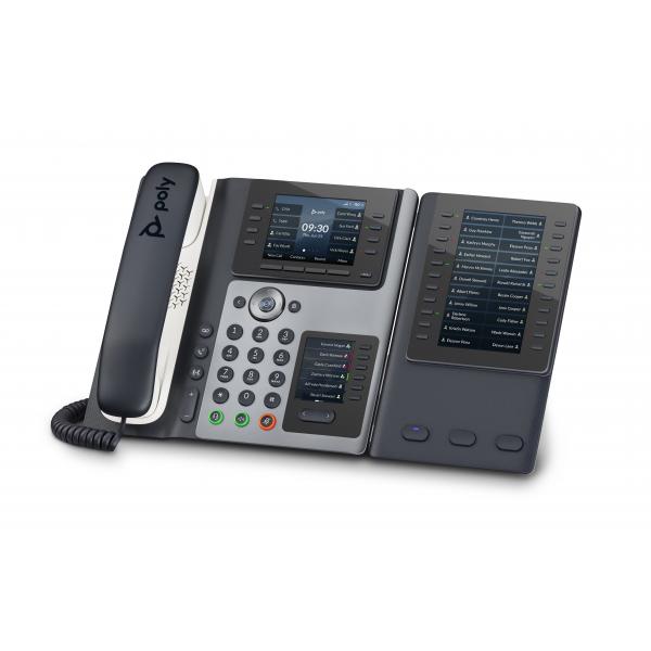 POLY EDGE E450 IP PHONE AND POE-ENABLED