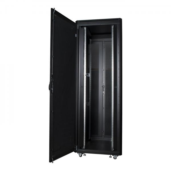 LOGON RSL46U81BL rack 46U Rack indipendenti Nero (19'' 46U Rack Cabinet 800 x - 1000 x 2231mm Server Line - - Black - Warranty: 60M)