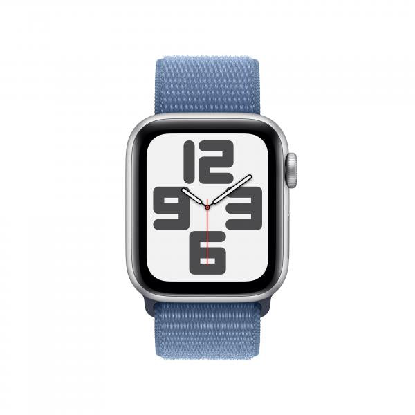 Apple Watch SE OLED 40 mm Digitale 324 x 394 Pixel Touch screen 4G Argento Wi-Fi GPS [satellitare] (APPLE WATCH SE CELL 40MM - SILVER ALU WINTER BLUE SP LOOP)