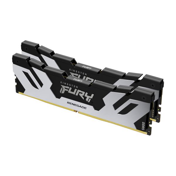 Kingston Technology FURY 48GB 7200MT/s DDR5 CL38 DIMM [Kit da 2] Renegade Silver XMP (KFR 48GB DDR5 7200 DIMM K2)
