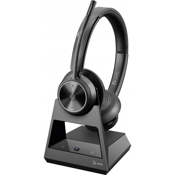 POLY Savi 7320-M Auricolare Wireless A Padiglione Ufficio Nero (SAVI 7320 OFFICE S7320-M CD - STEREO EMEA)