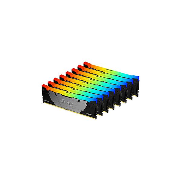 Kingston Technology FURY 256GB 3200MT/s DDR4 CL16 DIMM [Kit da 8] Renegade RGB (KFR 256G DDR4 3200 DIMM RGB K8)