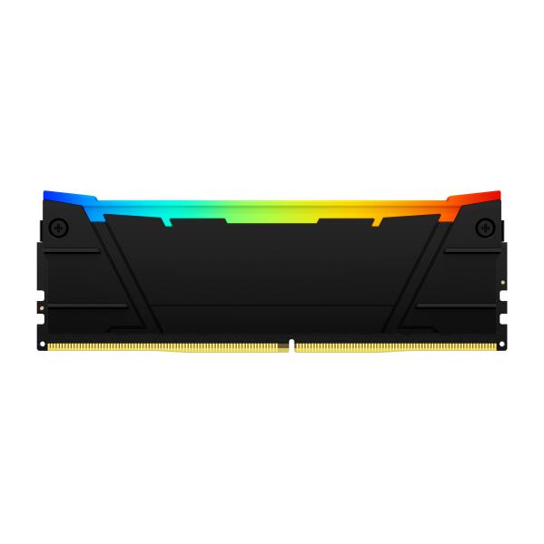 Kingston Technology FURY 64GB 3600MT/s DDR4 CL16 DIMM [Kit da 4] 1Gx8 Renegade RGB (KFR 64GB DDR4 3600 DIMM RGB K4)