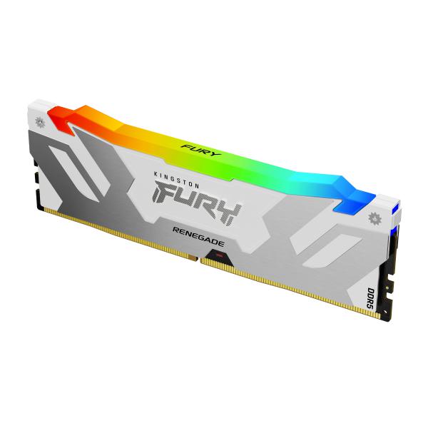 Kingston Technology FURY 32GB 8000MT/s DDR5 CL38 DIMM [Kit da 2] Renegade RGB White XMP (KFR 32GB DDR5 8000 DIMM K2 RGB)