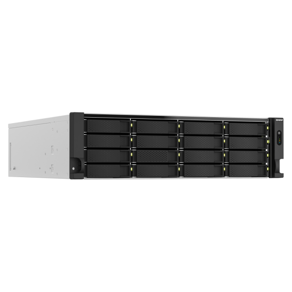 QNAP TS-h2287XU-RP NAS Armadio [3U] Collegamento ethernet LAN Alluminio, Nero E-2336 (QNAP TS-h2287XU-RP-E2336-32G/288TB TE)