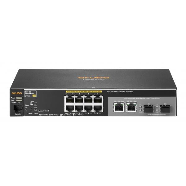 Aruba 2530-8G-Poe+ Switch [Refurb no mounts]