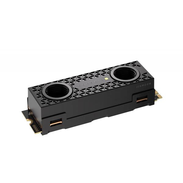 Corsair MP700 PRO Hydro X M.2 2 TB PCI Express 5.0 3D TLC NAND NVMe (Corsair 2TB MP700 PRO Hydro X Gen5 M.2 NVMe SSD w/ Water-Cooled Block M.2 2280 PCIe 5.0 R/W 12.4K/11.8K MB/s 1.5M/1.6M IOPS)