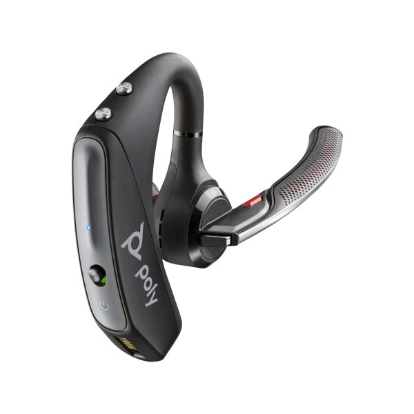 POLY Voyager 5200 Auricolare Wireless A clip Ufficio USB tipo A Bluetooth Nero (Poly Voyager 5200 - Cuffie con microfono - in-ear - Bluetooth - senza fili, cablato - USB-A tramite adattatore Bluetooth - nero - Certificato per i team Microsoft)hp01971...