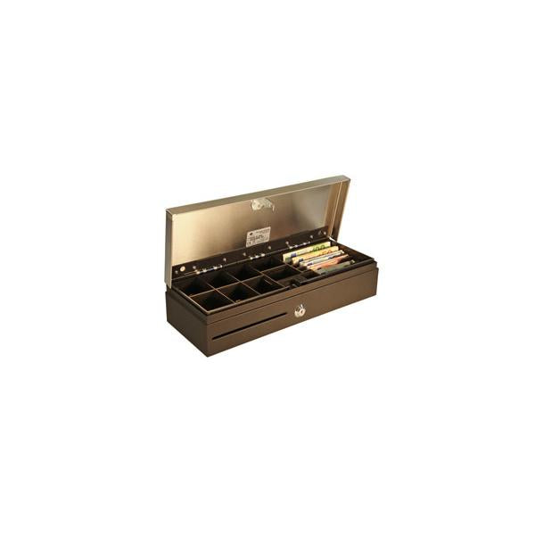 APG Cash Drawer MFS437A-BL460 cassetta per monete e banconote Nero (FLIPTOP CD BL 24V FOR EPSON - SS TOP EURO/GBP INSERT 6 B/8 C)
