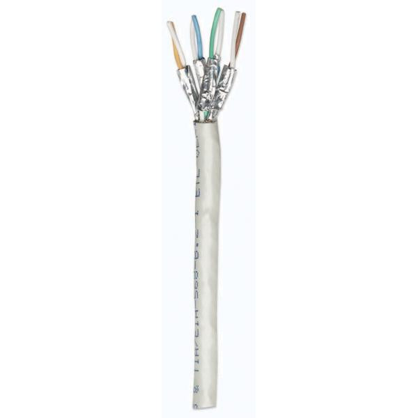 Intellinet Cat6, 305m cavo di rete Grigio S/FTP [S-STP] (NETWORK CABLE BULK CAT6 S/FTP- - 305M COPPER 23AWG SOLID GREY)