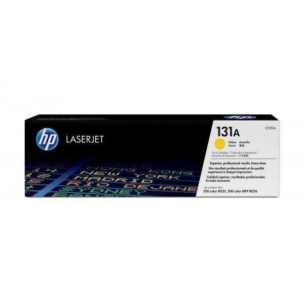 TRI Industries CF212A cartuccia toner 1 pz Compatibile Giallo (HP 131A - Giallo - originale - LaserJet - cartuccia toner [CF212A] - per LaserJet Pro 200 M251n, 200 M251nw, 200 M276nw, MFP M276n, MFP M276nw)hp0886111334988CF212A