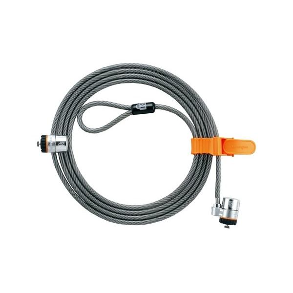 DELL MicroSaver Twin cavo di sicurezza Argento (KENSINGTON TWIN MICROSAVER MASTER KEY SOLUTION [25 TWIN LOCKS WITH KEYS + 2 MASTER KEYS])