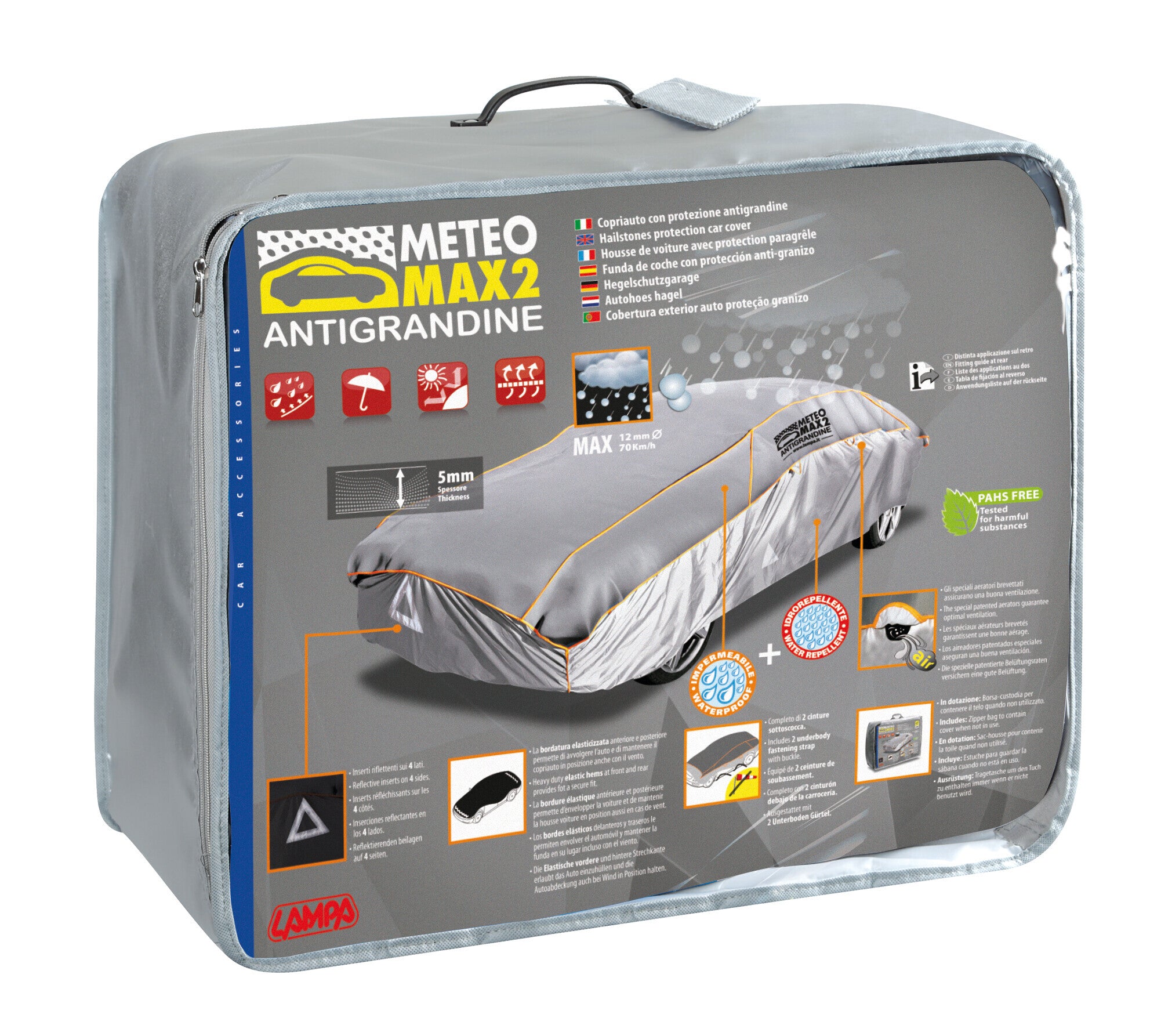 Meteo-Max 2, copriauto antigrandine - AG-1 - cm 160x170x400
