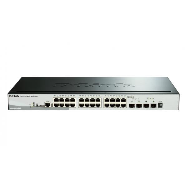 28-PORT GIGABIT POE SWITCH STACKABLE 2 SFP 2 10G SFP+