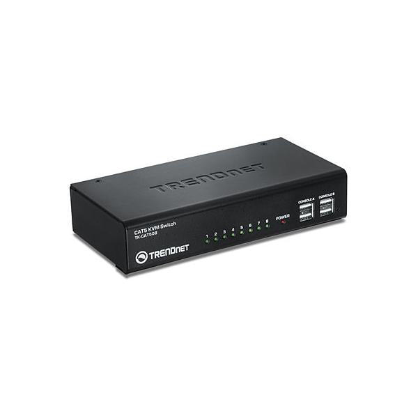 8-PORT CAT5 KVM SWITCH IN