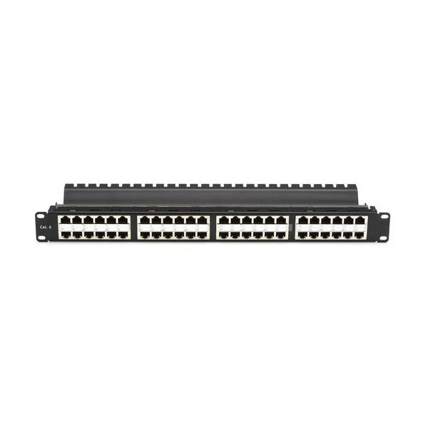 Black Box JPM816A-HD pezzo di pannello 1U (CAT6 FEED-THRU PANEL 1U HIGH DENSITY STP 48 PR [1Year warranty])