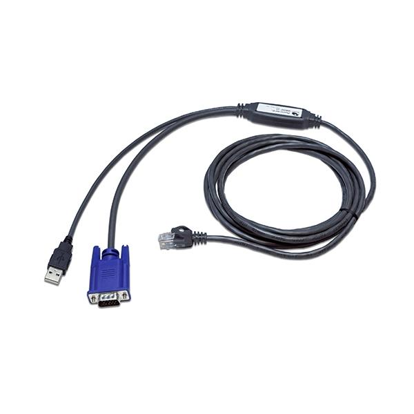 DELL A7485905 cavo per tastiera, video e mouse 3,05 m Nero (Integrated Access Cable for - for USB and VGA connections. - 10 ft. molded Cable. Used only with Dell DAV2108 and DAV2216 - Warranty: 12M)Dell0636430073491A7485905