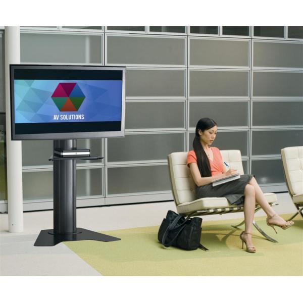 ITB CHLFAUB supporto da tavolo per Tv a schermo piatto 2,03 m [80] Nero Pavimento (PIANTANA FUSION VESA 800X400 - REG. 110-170 BLACK)