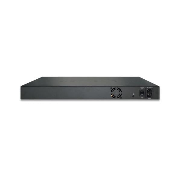PLANET FGSW-2624HPS switch di rete Gestito L2/L4 Gigabit Ethernet [10/100/1000] Supporto Power over Ethernet [PoE] 1U Blu (24-Port 10/100TX 802.3at - High Power POE + 2-Port - Gigabit TP/SFP Combo Managed Ethernet Switch [220W] - Warranty: 36M)