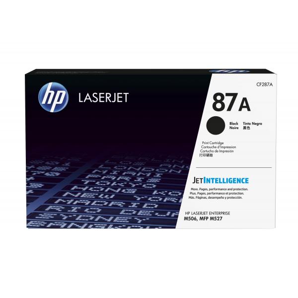 TRI Industries CF287A cartuccia toner 1 pz Compatibile Nero (HP 87A - Nero - originale - LaserJet - cartuccia toner [CF287A] - per LaserJet Managed E50045, LaserJet Managed Flow MFP E52545)