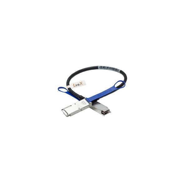 Mellanox Technologies MFA1A00-C003 cavo InfiniBand 3 m QSFP28 Nero, Blu (Mellanox active fiber cable, ETH 100GbE, 100Gb/s, QSFP, LSZH, 3m)