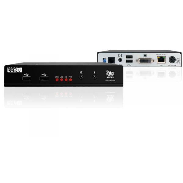 ADDER ADDERView DDX USR estensore KVM Ricevitore (View DDX User Station Adder - View DDX USR, Receiver, - ADDERView DDX USR, Receiver, Wired, 50 m, 1920 x 1200 pixels, Black, Metal - Warranty: 24M)