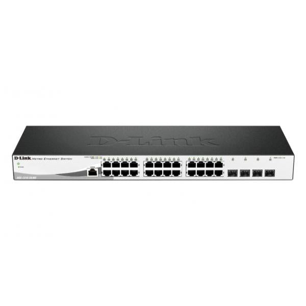 28-PORT GG SMART SW WITH 4SFP 24X10/100/1000MBPS