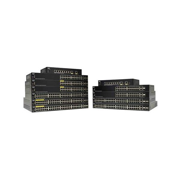 Cisco SF250-48HP-K9-EU switch di rete Gestito L2 Fast Ethernet [10/100] Supporto Power over Ethernet [PoE] Nero (SF250-48HP 48-PORT - 10/100 POE SWITCH)Cisco0882658767401SF250-48HP-K9-EU