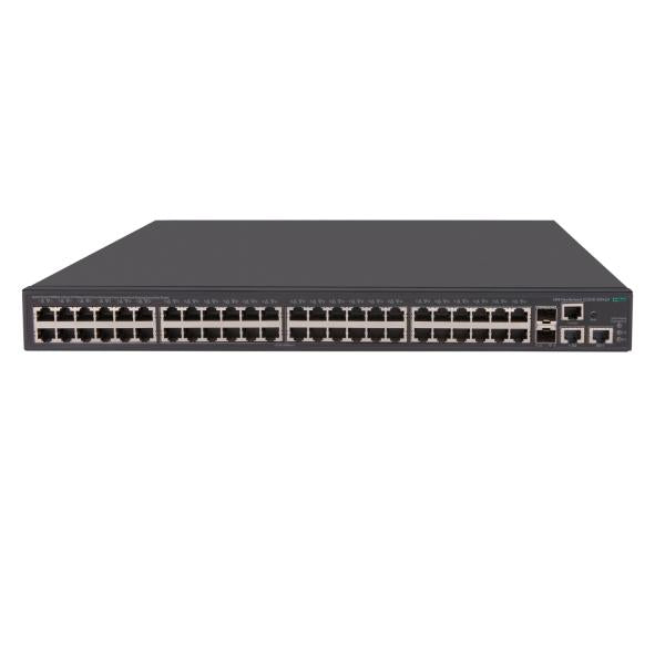 HPE FlexNetwork 5130 48G POE+ 2SFP+ 2XGT [370W] EI Gestito L3 Gigabit Ethernet [10/100/1000] Supporto Power over Ethernet [PoE] 1U Grigio (HPE 5130 48G POE+2SFP+2XGT EI Sw)