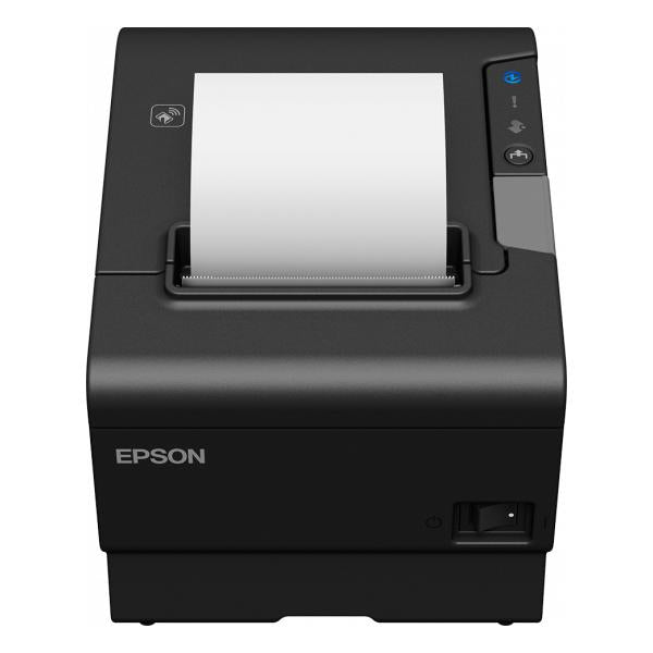 Epson TM-T88VI [551A0] 180 x 180 DPI Con cavo e senza cavo Termico Stampante POS (TM-T88VI 551A0 USB ENET BT - PS BLACK UK)