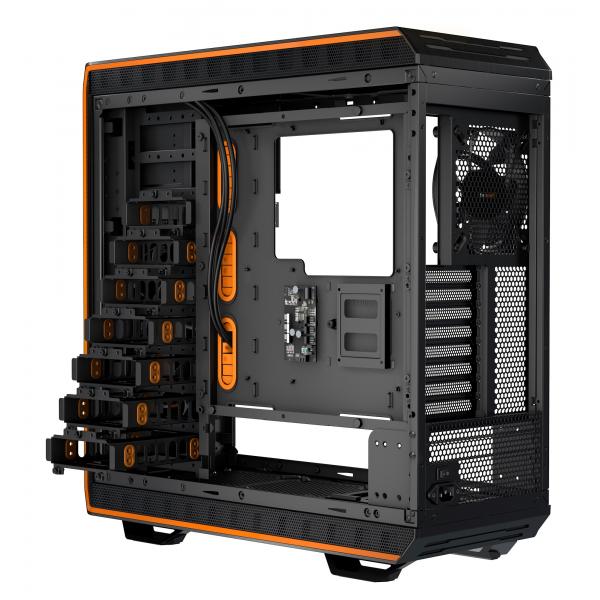 be quiet! Dark Base 900 Midi Tower Nero, Arancione (Be Quiet! Dark Base 900 Gaming Case E-ATX Tool-less 3 x Silent Wings 3 Fans Modular Construction Orange Trim)