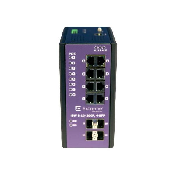 ISW 8-10/100P4-SFP 8-PORT POE+ 10/100 W/4-PORT