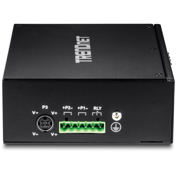 Trendnet TI-G102 switch di rete Gigabit Ethernet [10/100/1000] Nero (10-Port Hardened Industrial - Gigabit DIN-Rail Switch - Hardened Industrial DIN-Rail - Warranty: 36M)