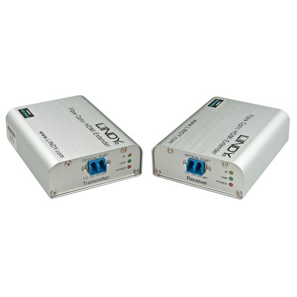 Lindy 38163 moltiplicatore AV Trasmettitore e ricevitore AV (300M/450M Fibre Optic Hdmi - 2.0 10.2G - Warranty: 24M)