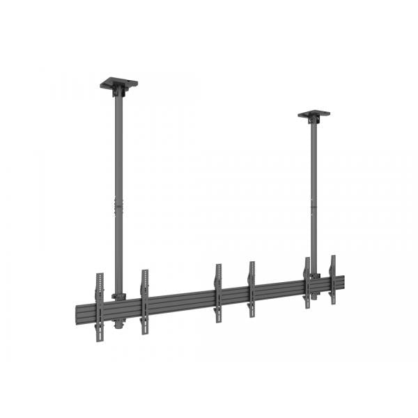 ITB MB3477 Supporto TV a parete 165,1 cm [65] Nero (1X3 TRIPLE MONITOR CEILING - BRACKET)