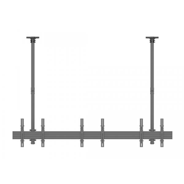 ITB MB3477 Supporto TV a parete 165,1 cm [65] Nero (1X3 TRIPLE MONITOR CEILING - BRACKET)