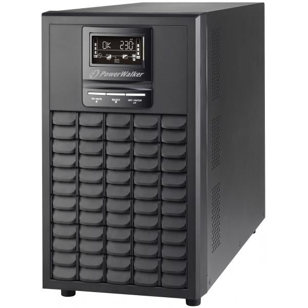 PowerWalker VFI 3000 CG PF1 Doppia conversione [online] 3 kVA 3000 W 9 presa[e] AC (VFI 3000 CG PF1 - VFI 3000 CG PF1, - Double-conversion [Online], 3 kVA, 3000 W, 110 V, 300 V, 40/70 Hz - Warranty: 24M)