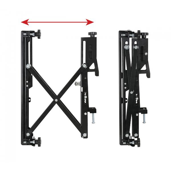 B-Tech BT8390-VESA400MAP (Flat Screen Interface Arms - System X Universal Pop-Out - Interface Arms With Micro-Adjustment - VESA 400, Interface adaptor arms, Black, - Warranty: 60M)