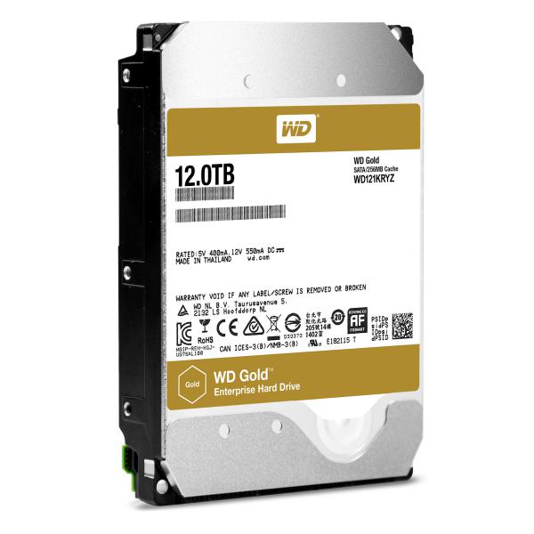 12TB GOLD 256MB 3.5IN SATA 6GB/S 7200RPM