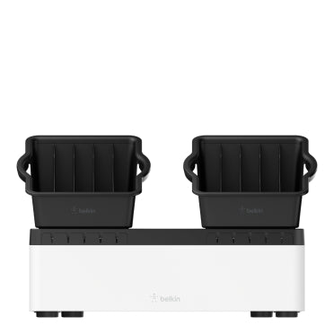 Belkin B2B160VF organizzatore per stazioni di carica Da tavolo e a parete Nero, Bianco (MULTI-CHARGING STATION - INCL 10-PORT USB CHARG STR SPACE)