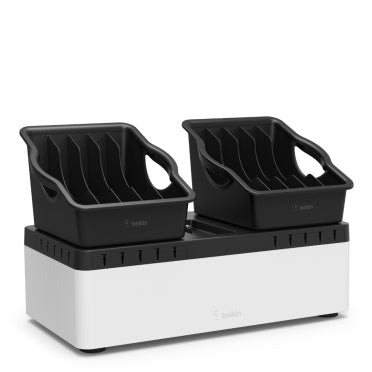 Belkin B2B160VF organizzatore per stazioni di carica Da tavolo e a parete Nero, Bianco (MULTI-CHARGING STATION - INCL 10-PORT USB CHARG STR SPACE)
