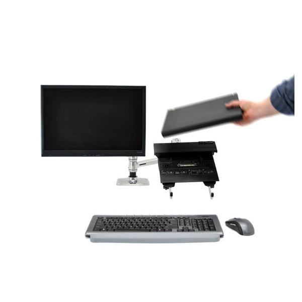 LX REDESIGN DUAL ARM POLE MOUNT 2 FLAT PANEL OR FP AND NOTEBOOK